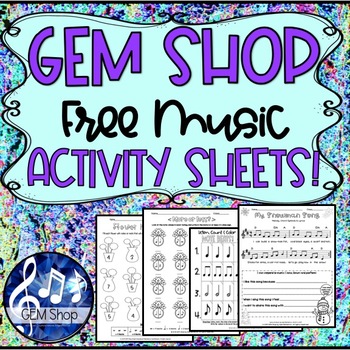 Preview of MUSIC FREE K-5 Worksheets Activities Composing Theory Listening Assessments