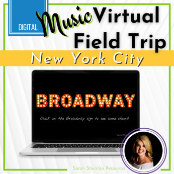 Preview of MUSIC Field Trip | New York City Virtual Musical Field Trip | Digital SUB PLANS