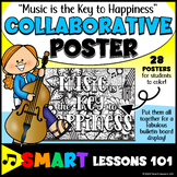 MUSIC IS THE KEY TO HAPPINESS Collaborative Poster Project