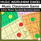 Music Instrument Bingo Classroom Game