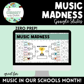 Preview of MUSIC MADNESS- MIOSM customizable google slides