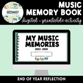 MUSIC MEMORY BOOK- Google Slides digital + printable