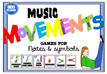Preview of MUSIC MOVEMENT ACTIVITIES - SYMBOLS, CLEFS, NOTE VALUES, RESTS, ARTICULATIONS)