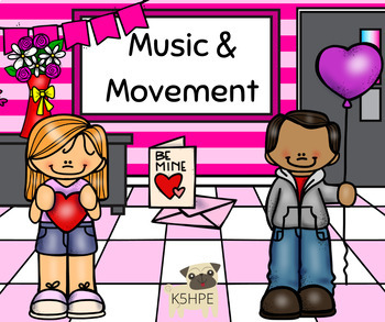 Preview of MUSIC & MOVEMENT Valentine's Day Choice Board (Google Slides)