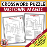Music Crossword Puzzle - Motown