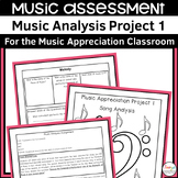 Music Song Analysis Project 1 | Elements of Music Listenin