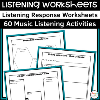 Preview of Listening and Responding to Music Worksheets