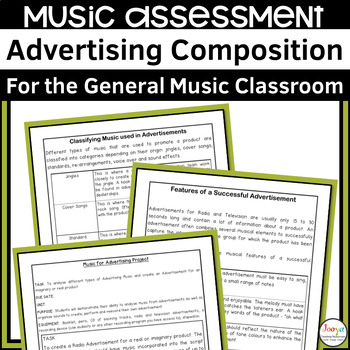 Preview of Advertising Music Composition Project