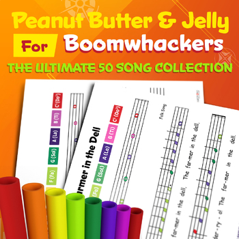 Preview of Peanut Butter & Jelly for Boomwhackers: The Ultimate 50 Song Collection