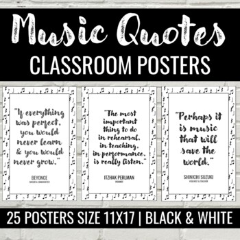 inspirational quotes printables black and white teaching resources tpt