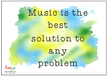 music class decor posters 10 free music quotes by jooya teaching resources