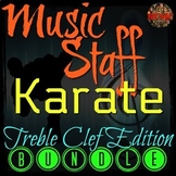 MUSIC STAFF KARATE BUNDLE - Treble Clef Edition - ELEMENTA