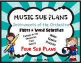 Distance Learning MUSIC SUB PLANS Families of the Orchestr