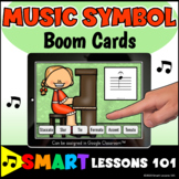 MUSIC SYMBOL BOOM CARDS™ Music Symbols Game Music Activity