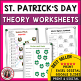 St. Patrick's Day  Music Activities - Theory Worksheets