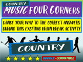 MUSIC-THEMED FOUR CORNERS GAME - "COUNTRY" EDITION