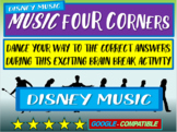 MUSIC-THEMED FOUR CORNERS GAME - "DISNEY" EDITION