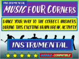 MUSIC-THEMED FOUR CORNERS GAME - "INSTRUMENTAL" EDITION