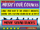 MUSIC-THEMED FOUR CORNERS GAME - "MOVIE SOUNDTRACKS" EDITION