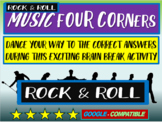 MUSIC-THEMED FOUR CORNERS GAME - "ROCK & ROLL" EDITION