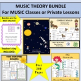 MUSIC THEORY BUNDLE for Music Classes and Private Lessons