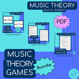 MUSIC THEORY GAMES BUNDLE | Middle School General Music | 