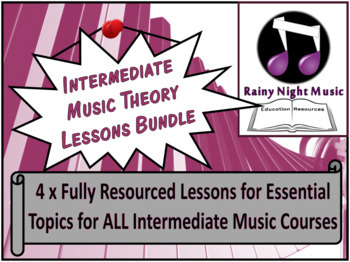 Preview of MUSIC THEORY MIXED TOPIC BUNDLE