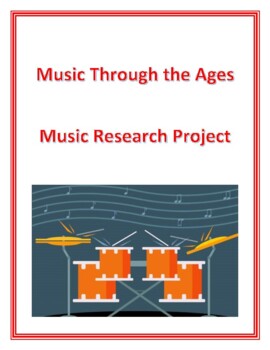 Preview of MUSIC THROUGH THE AGES RESEARCH PROJECT GUIDE FOR POWERPOINT