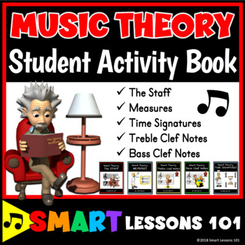 Preview of MUSIC Theory Worksheets: Theory Worksheets Music Theory Activity Book Students