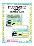 MUSTACHE MOUSTACHE Themed Grouping Cards