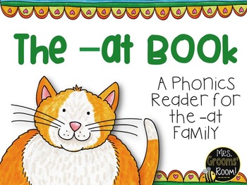 Preview of -AT BOOK:  A Phonics Reader