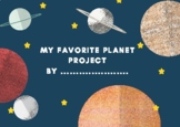 MY FAVORITE PLANET PROJECT