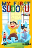 MY FIRST SUDOKU PUZZLE FOR KIDS 2-5   - 50 GRIDS -