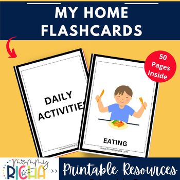 MY Home Flashcards PDF- PreK- Preschoolers- Kindergarten- printable ...