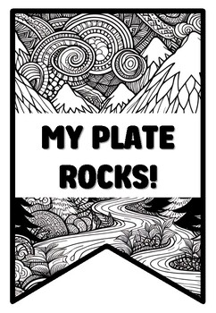 MY PLATE ROCKS! 10 Mountain Zentangle Coloring Pages, Mountain Coloring ...