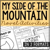 MY SIDE OF THE MOUNTAIN Novel Study Unit Activities | Book