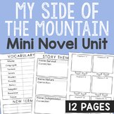 MY SIDE OF THE MOUNTAIN Novel Unit Study | Book Report Pro
