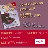 MYON Reading Response Printable (Busy Bear)