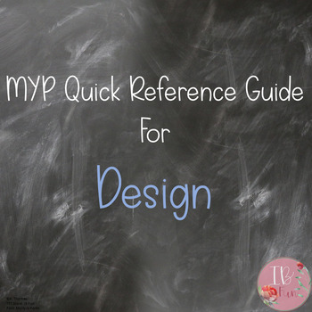 Preview of MYP Design Quick Reference Guide