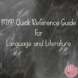 MYP Language and Literature Quick Reference Guide