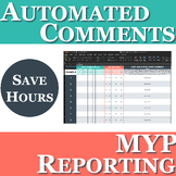 MYP Mathematics Automated Comments