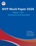 MYP Mathematics Mock Paper 1/20 (eAssessment 2024)