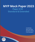 MYP Mathematics Mock Paper 2/20 (eAssessment 2023)