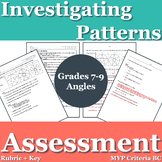 MYP Patterns Assessment - Criteria BC - Inscribed Angles