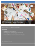 MYP Personal Project Template for Students (Legacy Version