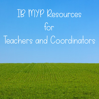 Preview of MYP Resources for Teachers and Coordinators | Professional Development