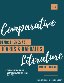 Preview of MYTHOLOGY: Comparing and Contrasting Texts + Other Literary Skills