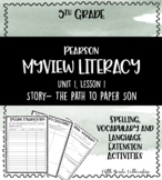 MYVIEW Literacy: U1W1 Path to Paper Son- Supplemental Acti