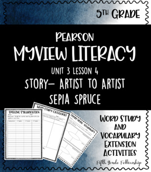 Preview of MYVIEW Literacy: U3W4 Artist to Artist- Supplemental Activities (5th)