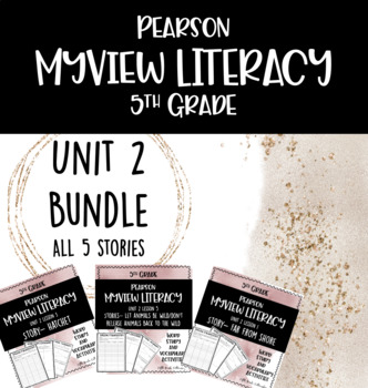 Preview of MYVIEW Literacy Unit 2 BUNDLE- 5th Grade (200+ Pages)